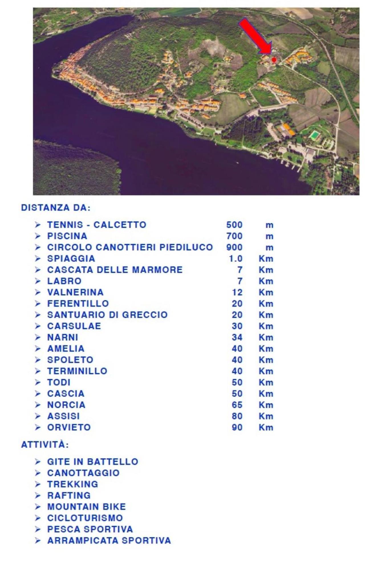 I Segreti Del Lago Piediluco Exterior foto